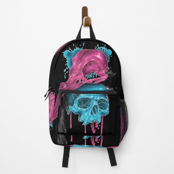 Item preview, Pink & Blue Skulls designed and sold by CJOrazi.