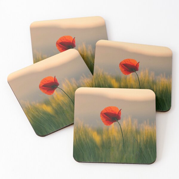 Item preview, Red poppy flower nature designed and sold by JD369.