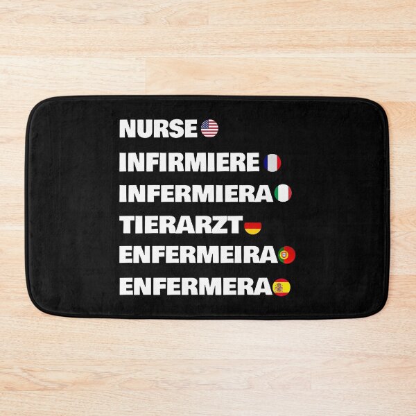 Aperçu de l'œuvre Infirmière en 6 langues différentes créée et vendue par Astralia.