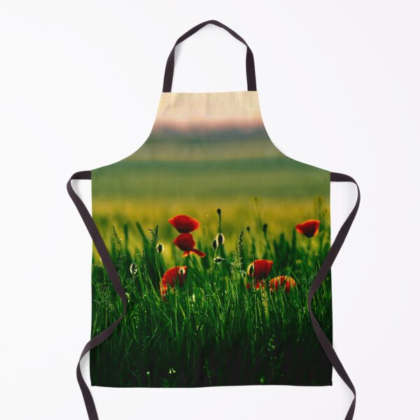 Item preview, Red poppy flower landscape nature designed and sold by JD369.