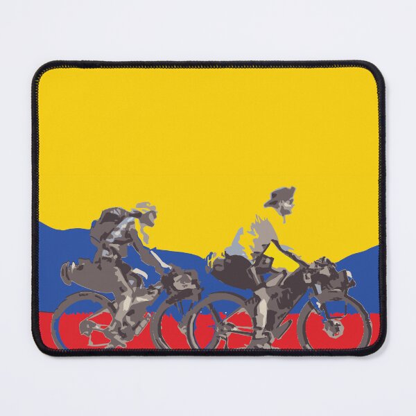 Item preview, Colombia Ecuador Bolivia Venezuela flag Bikepacking gravel bike solo travel travelling by bike bikepacker designed and sold by angelpardo.