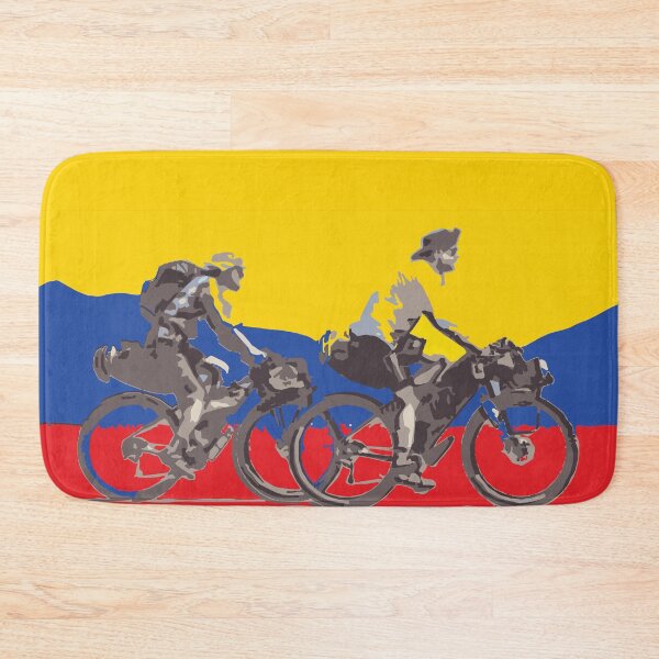 Item preview, Colombia Ecuador Bolivia Venezuela flag Bikepacking gravel bike solo travel travelling by bike bikepacker designed and sold by angelpardo.