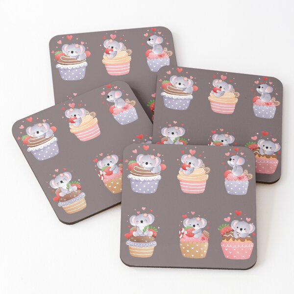 Item preview, Koala bears and cupcakes designed and sold by miriamyk.
