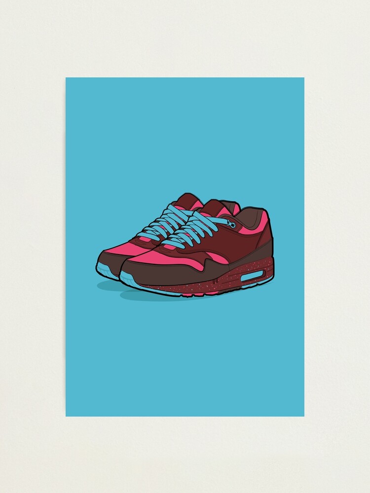 Air Max 1 OG Blue Art Board Print by Graphkicks