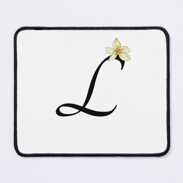 Item preview, letter L , L botanical monogram, L floral monogram designed and sold by SincerelyKate.