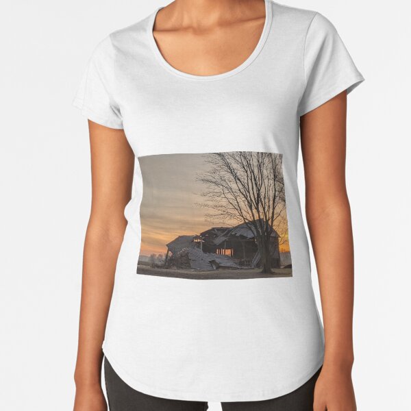 Sun Rise Premium Scoop T-Shirt