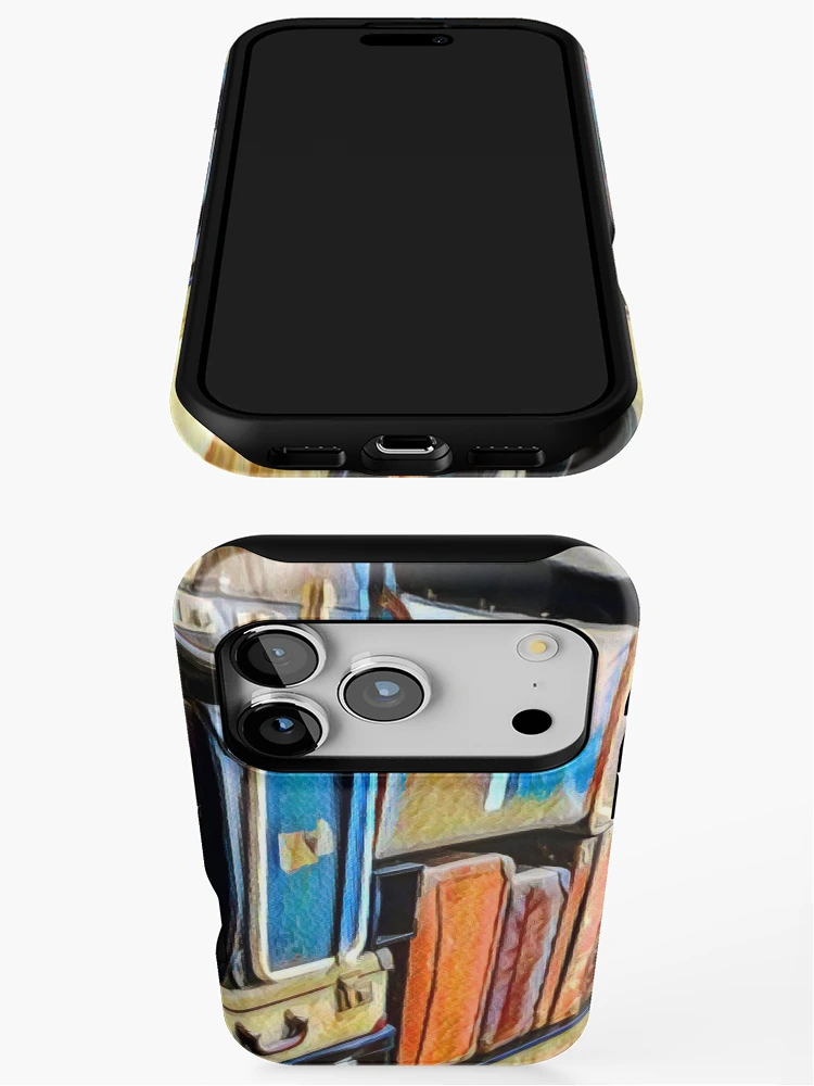 Thumbnail 3 of 4, iPhone Case, Suitcase designed and sold by RandaRubyRed.