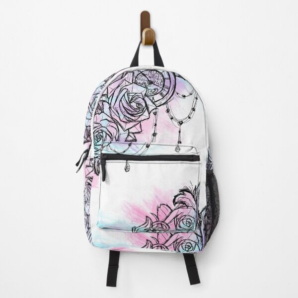 Item preview, Watercolor roses and clock designed and sold by CJOrazi.