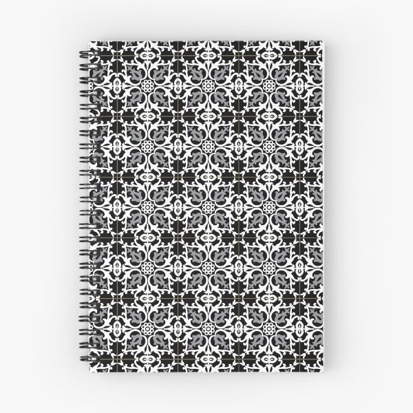 Item preview, White transparent oriental flower tile pattern designed and sold by arkantus.
