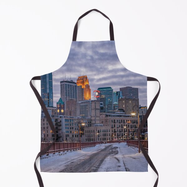 Item preview, Stone Arch Bridge in Minneapolis on a Winter night - designed and sold by FelCastro.