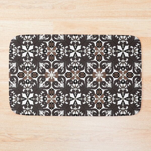 Item preview, Transparent oriental leafed tile pattern designed and sold by arkantus.