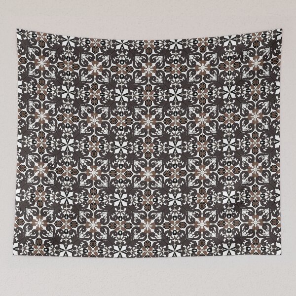 Item preview, Transparent oriental leafed tile pattern designed and sold by arkantus.
