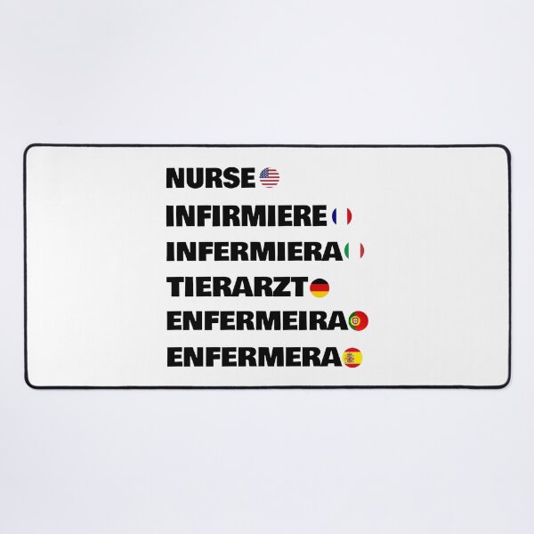 Item preview, Nurse in 6 different languages designed and sold by Astralia.