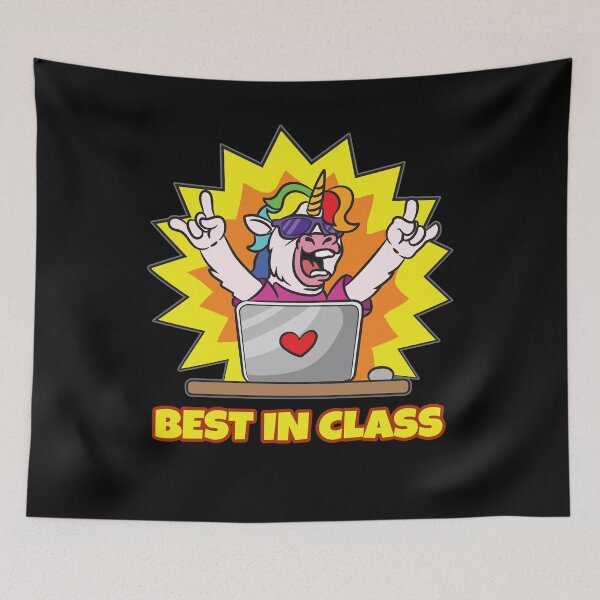 Item preview, Best In Class Topper Smart Elite Student Unicorn designed and sold by Moonpie90.
