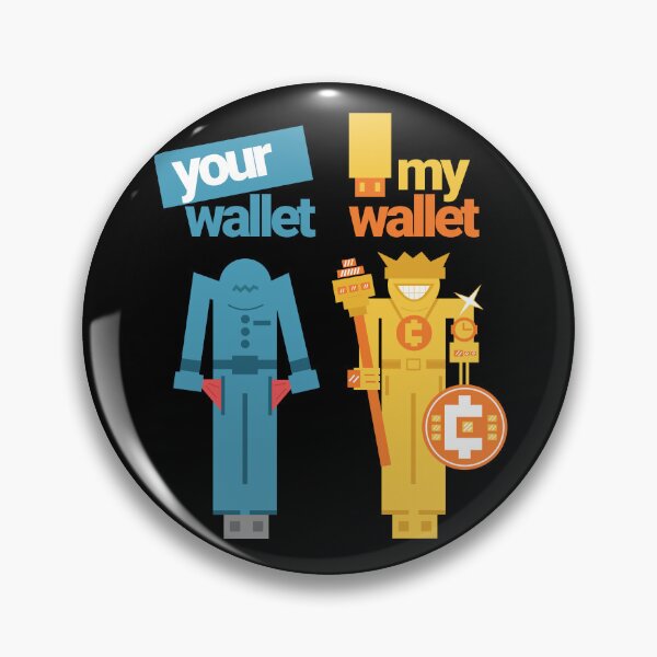 Item preview, Crypto empty wallet joke. Your USB wallet is broke and mine is loaded. Blinged out funny gold digital storage device designed and sold by doseofwin.