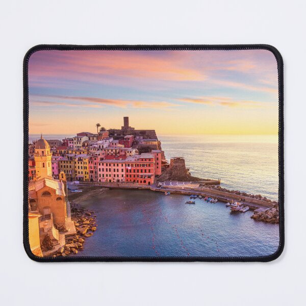 Item preview, Vernazza view at sunset, Seascape in Cinque Terre. Italy designed and sold by Stefano Orazzini.