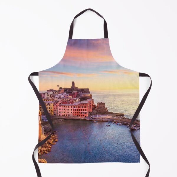 Item preview, Vernazza view at sunset, Seascape in Cinque Terre. Italy designed and sold by Stefano Orazzini.