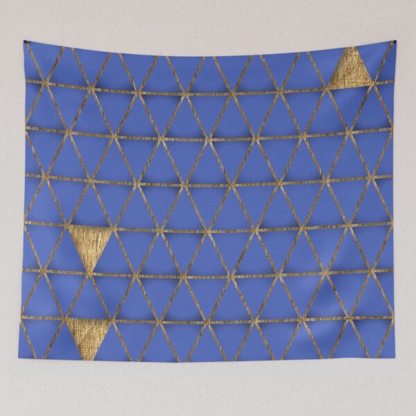Item preview, Blue Gold Geometric, Irena Orlov designed and sold by Irena Orlov.
