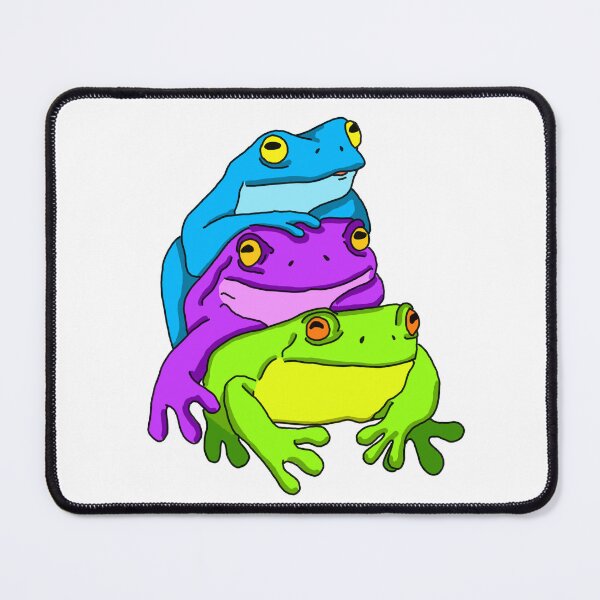 Item preview, Rainbow frog pile designed and sold by TheBigThey.