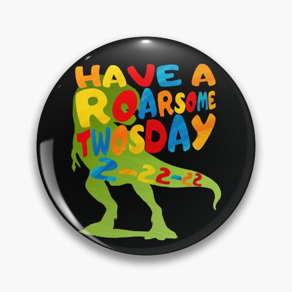 Item preview, have a roarsome twosday designed and sold by Chaos-Touch.