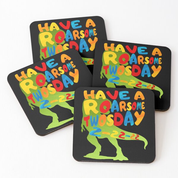 Item preview, have a roarsome twosday designed and sold by Chaos-Touch.