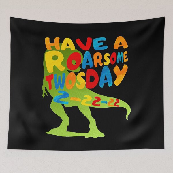 Item preview, have a roarsome twosday designed and sold by Chaos-Touch.