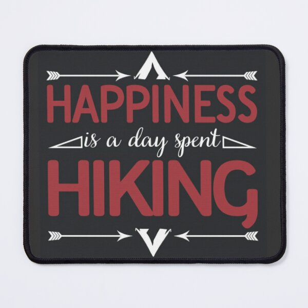 Item preview, Happiness is a day spent hiking designed and sold by Proldesigner.