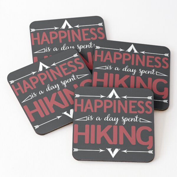 Item preview, Happiness is a day spent hiking designed and sold by Proldesigner.