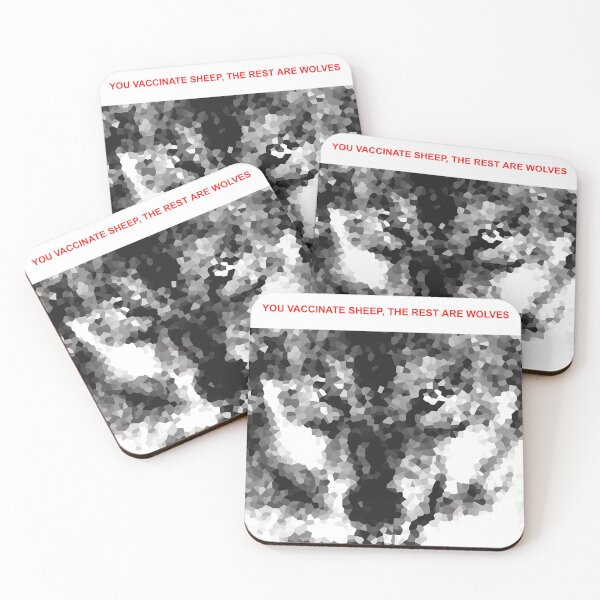 Item preview, YOU VACCINATE SHEEP,  THE REST ARE WOLVES(C2021) designed and sold by Paul Romanowski.