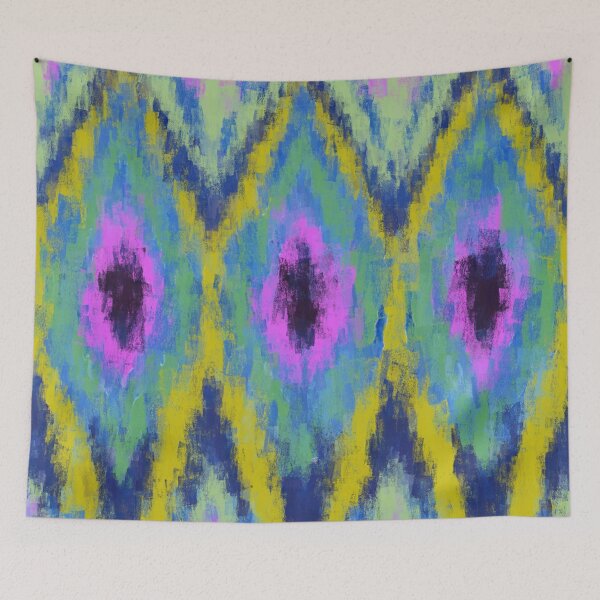 Item preview, Ikat Blue Purple, Irena Orlov designed and sold by Irena Orlov.