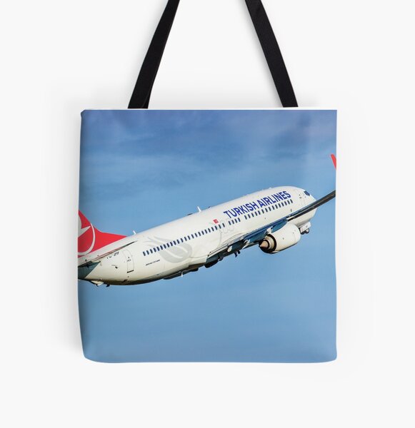 SIDONKU Canvas Tote Bag Plane Red Wooden Airplane Pilot Aviation