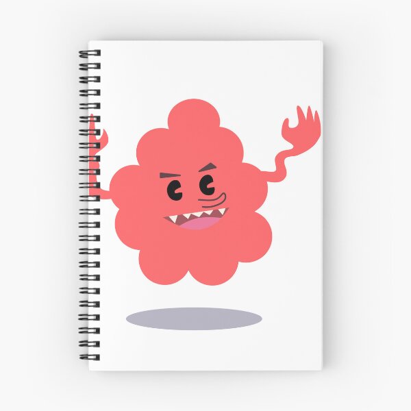 Aperçu de l'œuvre Monstre nuage rouge créée et vendue par PSteinDesign.
