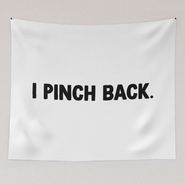 Item preview, I Pinch Back (Black) designed and sold by Arianna Khalil.