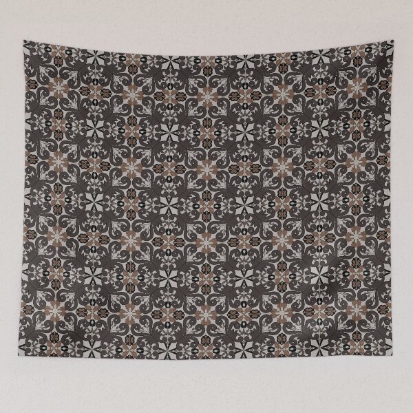 Item preview, Oriental leafed tile pattern designed and sold by arkantus.