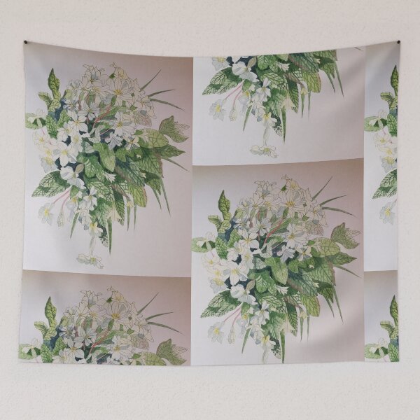 Item preview, Yellow primroses  watercolour painting  designed and sold by esvb.