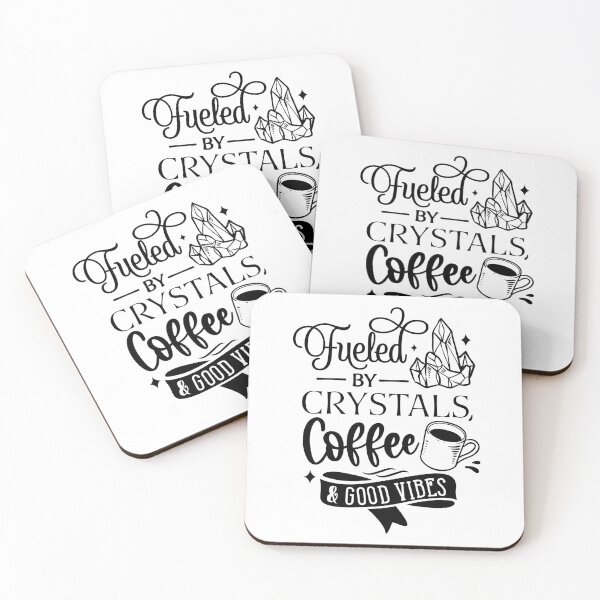 Item preview, Fueled By Crystals Coffee Good Vibes designed and sold by storyboxdesigns.