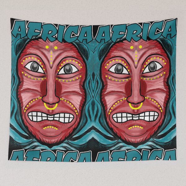 Item preview, african mask designed and sold by Elnica.