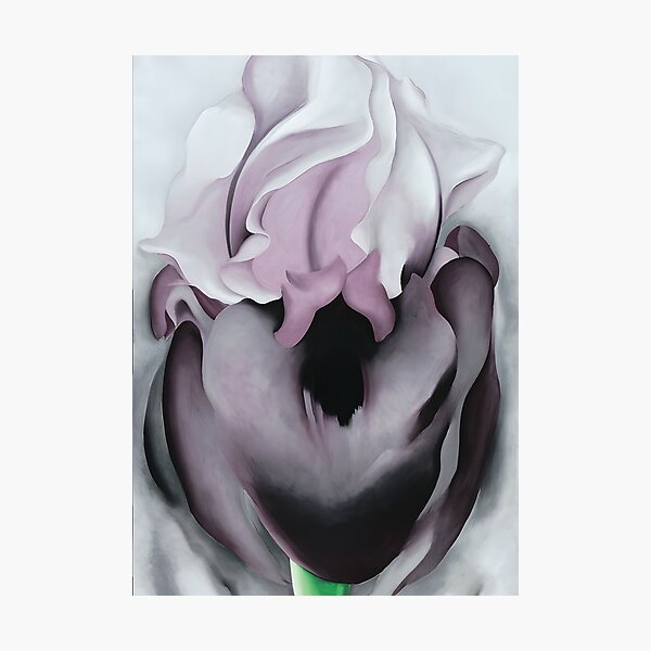 Item preview, O'Keeffe Black Black Iris designed and sold by Artone369.