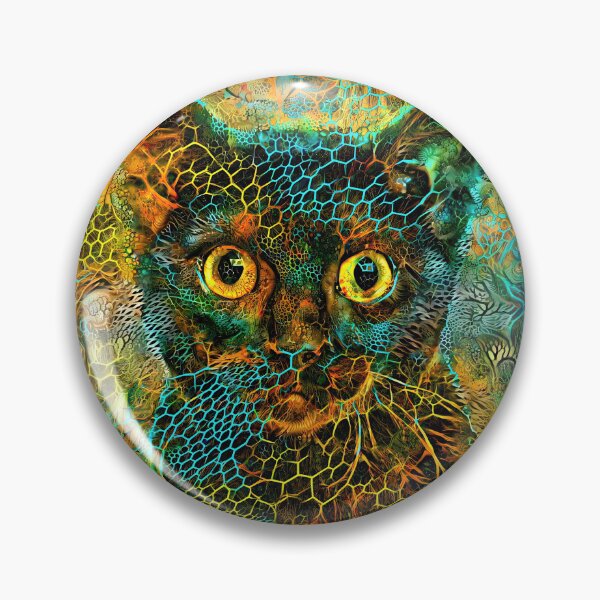 Item preview, DeepStyle abstraction cat designed and sold by blackhalt.