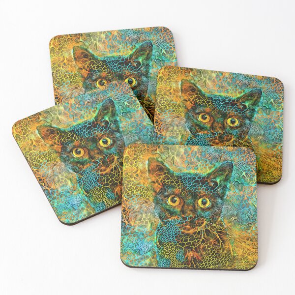 Item preview, DeepStyle abstraction cat designed and sold by blackhalt.