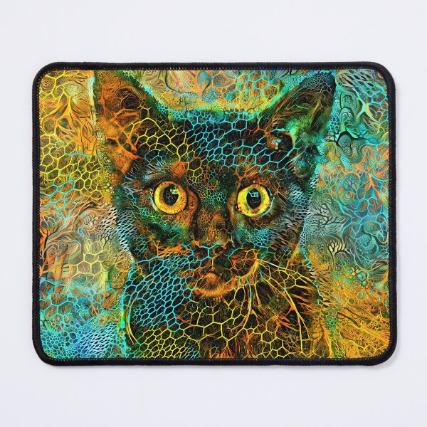 Item preview, DeepStyle abstraction cat designed and sold by blackhalt.
