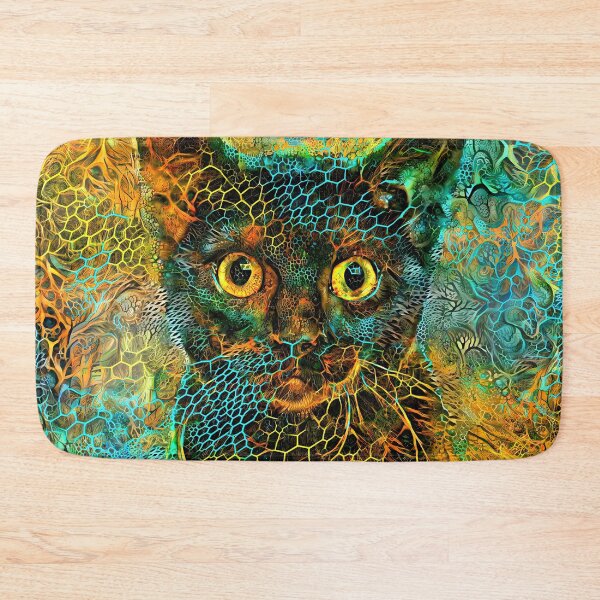 Item preview, DeepStyle abstraction cat designed and sold by blackhalt.