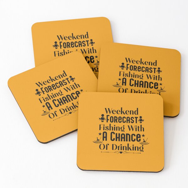 Item preview, Weekend forecast fishing with a chance of drinking designed and sold by omaeth303.