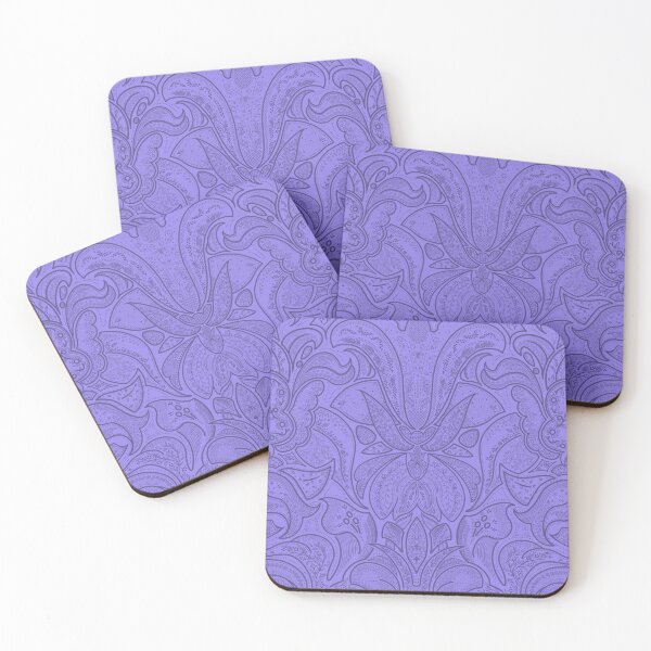 Item preview, Hand Drawn Paisley with hidden mouse design purple designed and sold by Sharilea.