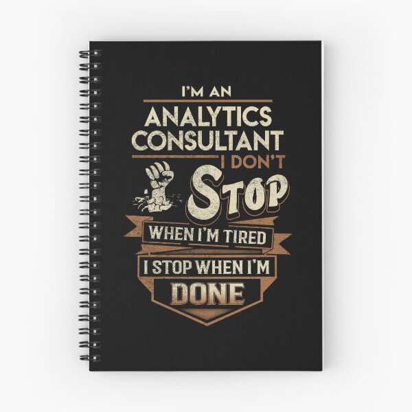 Item preview, Analytics Consultant T Shirt - I Stop When Done Job Gift Item Tee designed and sold by natalinedk.