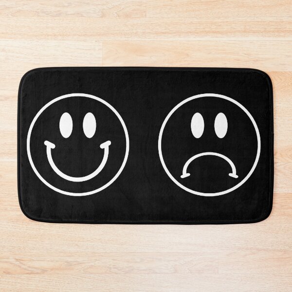 Item preview, Smiley And Sad | Funky Retro Cool Hippie Home Decor | Heckinfarout  designed and sold by Two Otters Co.