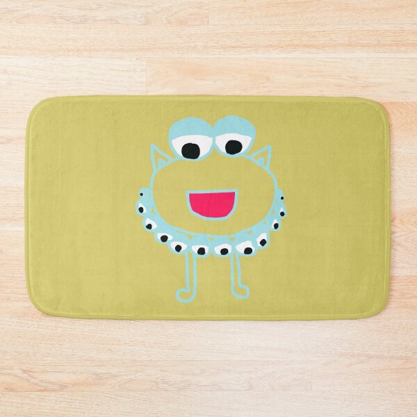 Item preview, Blue line work eyeball monster drawing designed and sold by HFGjewels.