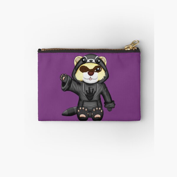Item preview, Ferret with Raccoon Hoodie designed and sold by Fennic.