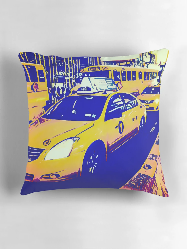 Thumbnail 3 of 4, Pillow, New York designed and sold by RandaRubyRed.