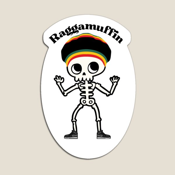 Artikelvorschau, Raggamuffin-Skelett (Schwarz) entworfen und verkauft von Harrostyle.